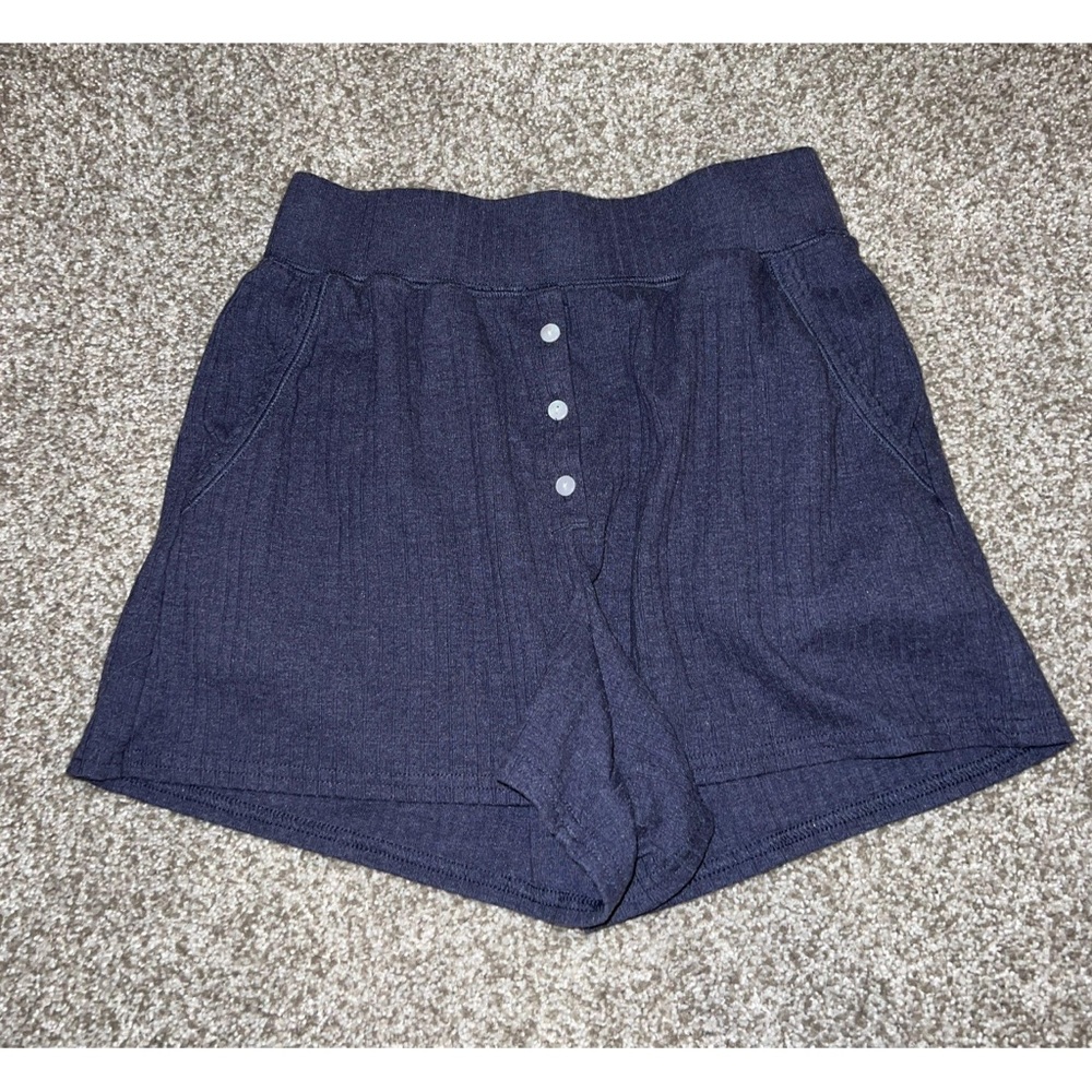 Old navy high rise PJ shorts in navy